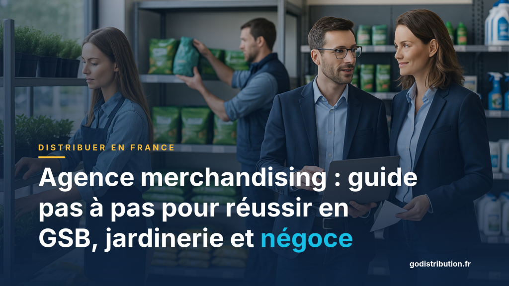 Agence merchandising : guide pas à pas pour réussir en GSB, jardinerie et négoce