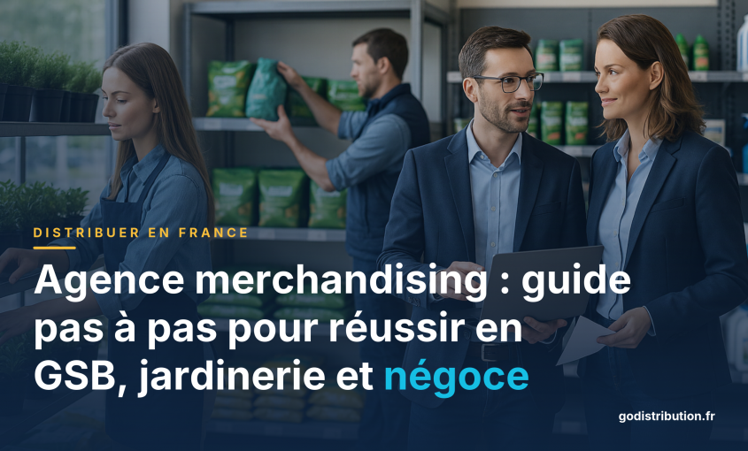 Agence merchandising : guide pas à pas pour réussir en GSB, jardinerie et négoce
