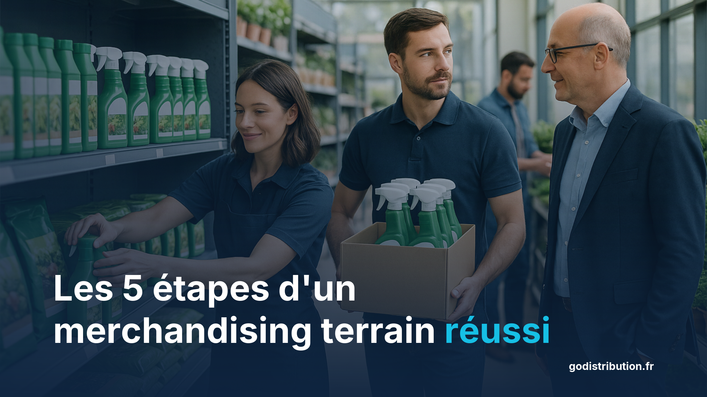 Les 5 étapes d'un merchandising agence en GSB jardinerie négoce matériaux pour industriels