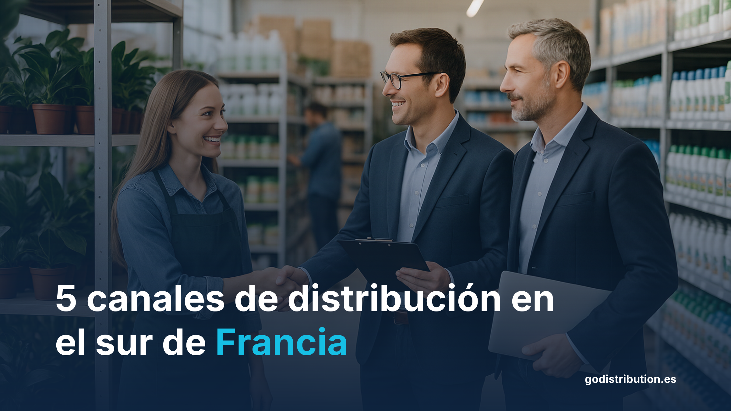 Los 5 canales de distribución cubiertos por un agente comercial en el sur de Francia