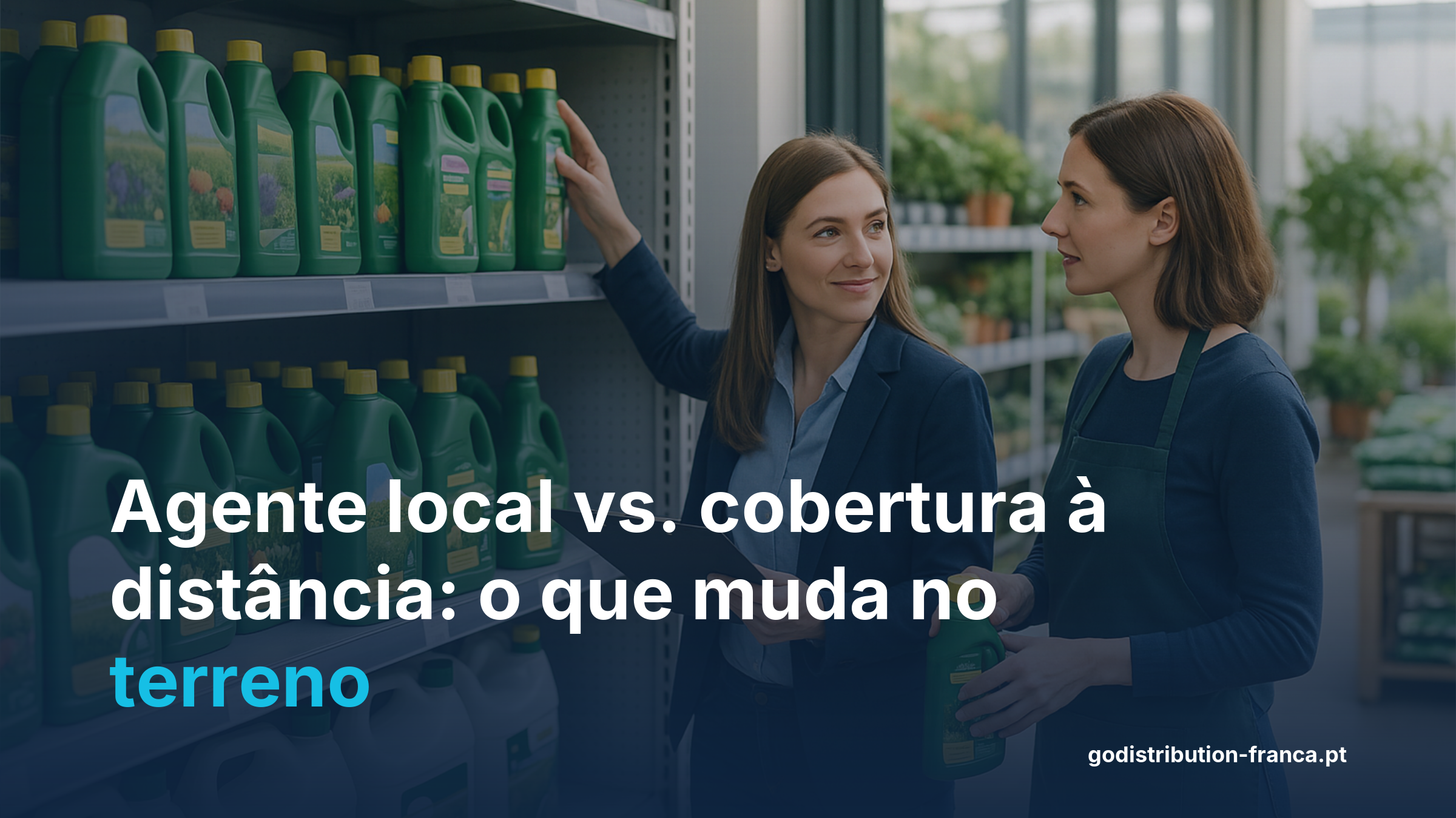 Comparativo agente comercial multicarte sul França vs cobertura distância distribuição bricolage