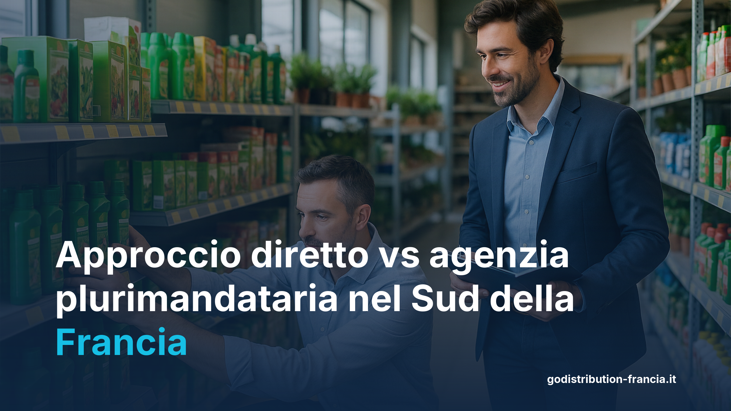 Tabella comparativa approccio diretto versus agente plurimandatario distribuzione Sud Francia