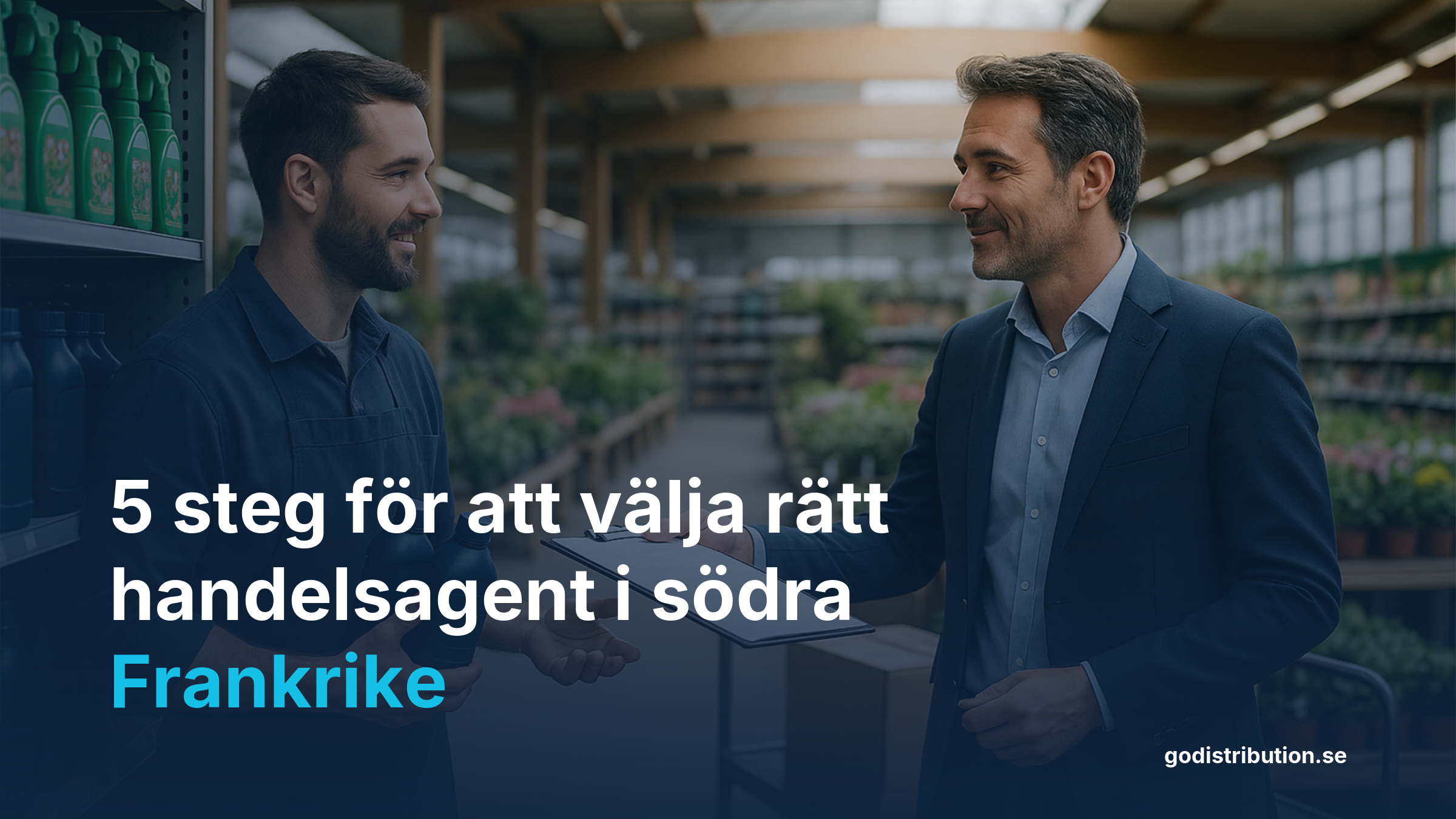 Steg-för-steg guide: välja handelsagent i södra Frankrike för distribution i Provence och Occitanie