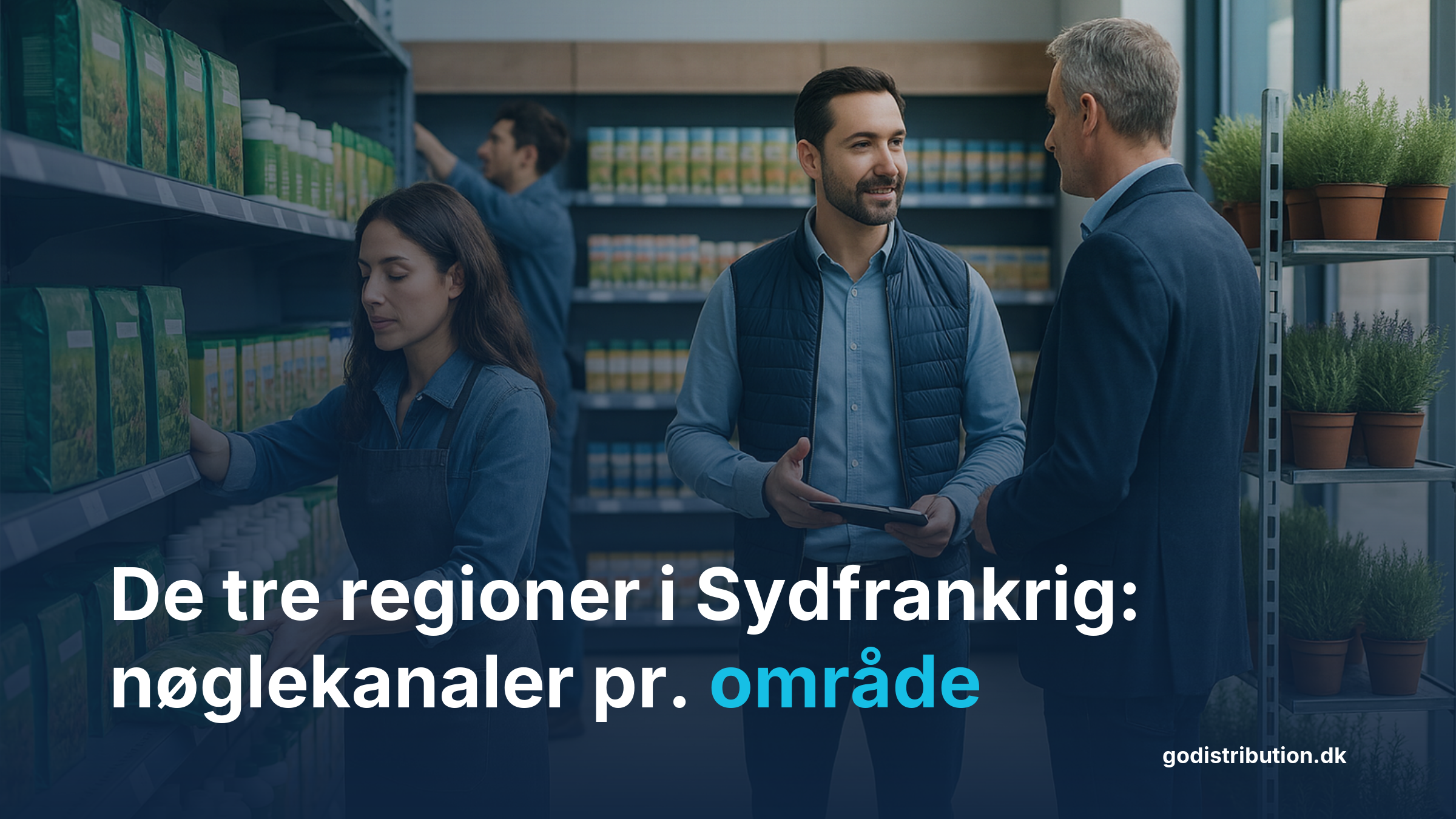 Handelsagent Sydfrankrig Provence Occitanie Nouvelle-Aquitaine distributionskanaler oversigt