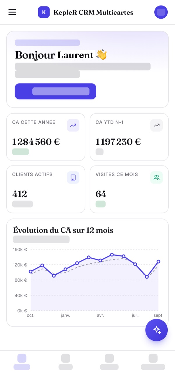 Application mobile KeplerCRM