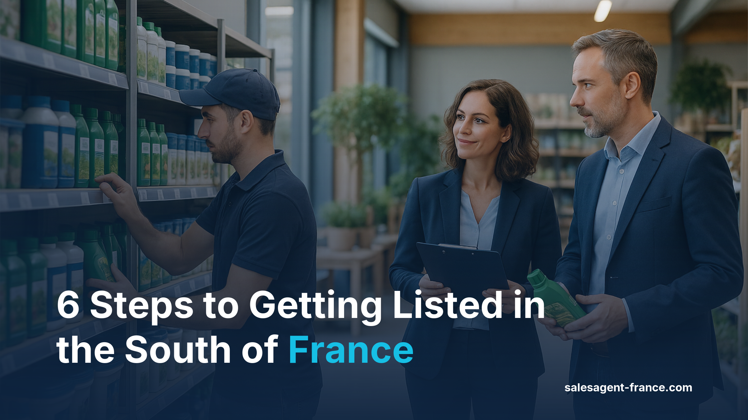 Six steps to getting a product listed through a regional sales agent in South of France