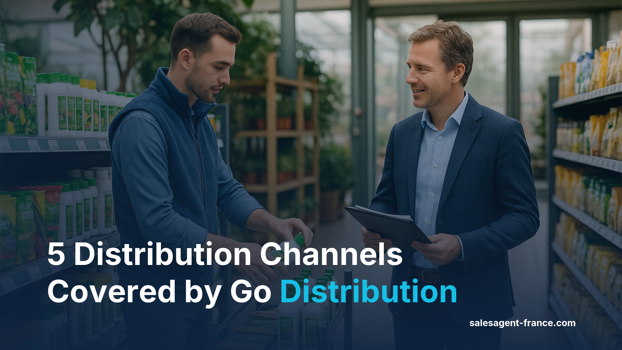 Five distribution channels covered by regional sales agent Go Distribution in South of France