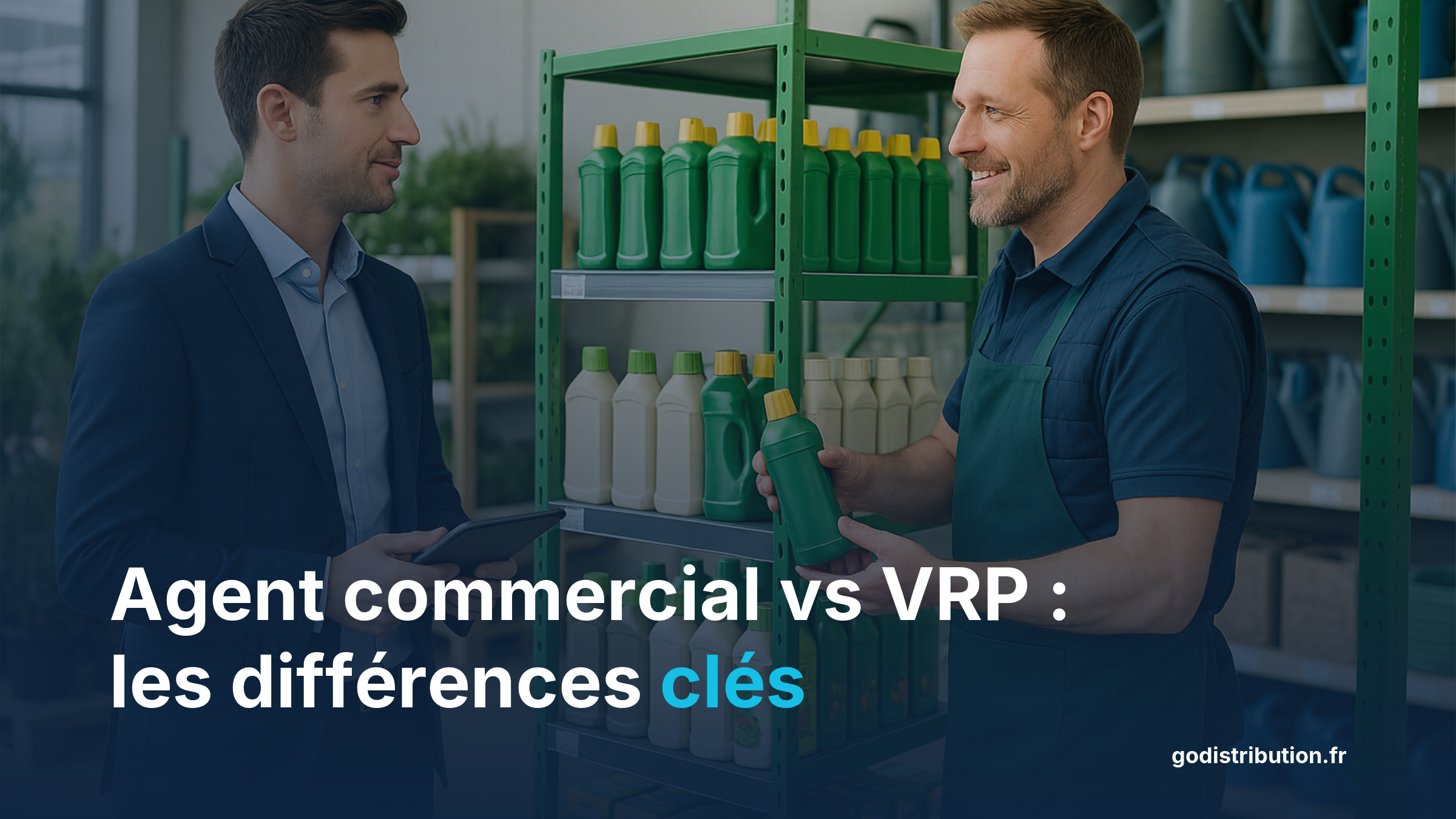 Comparatif agent commercial multicarte vs VRP pour distribuer ses produits en France