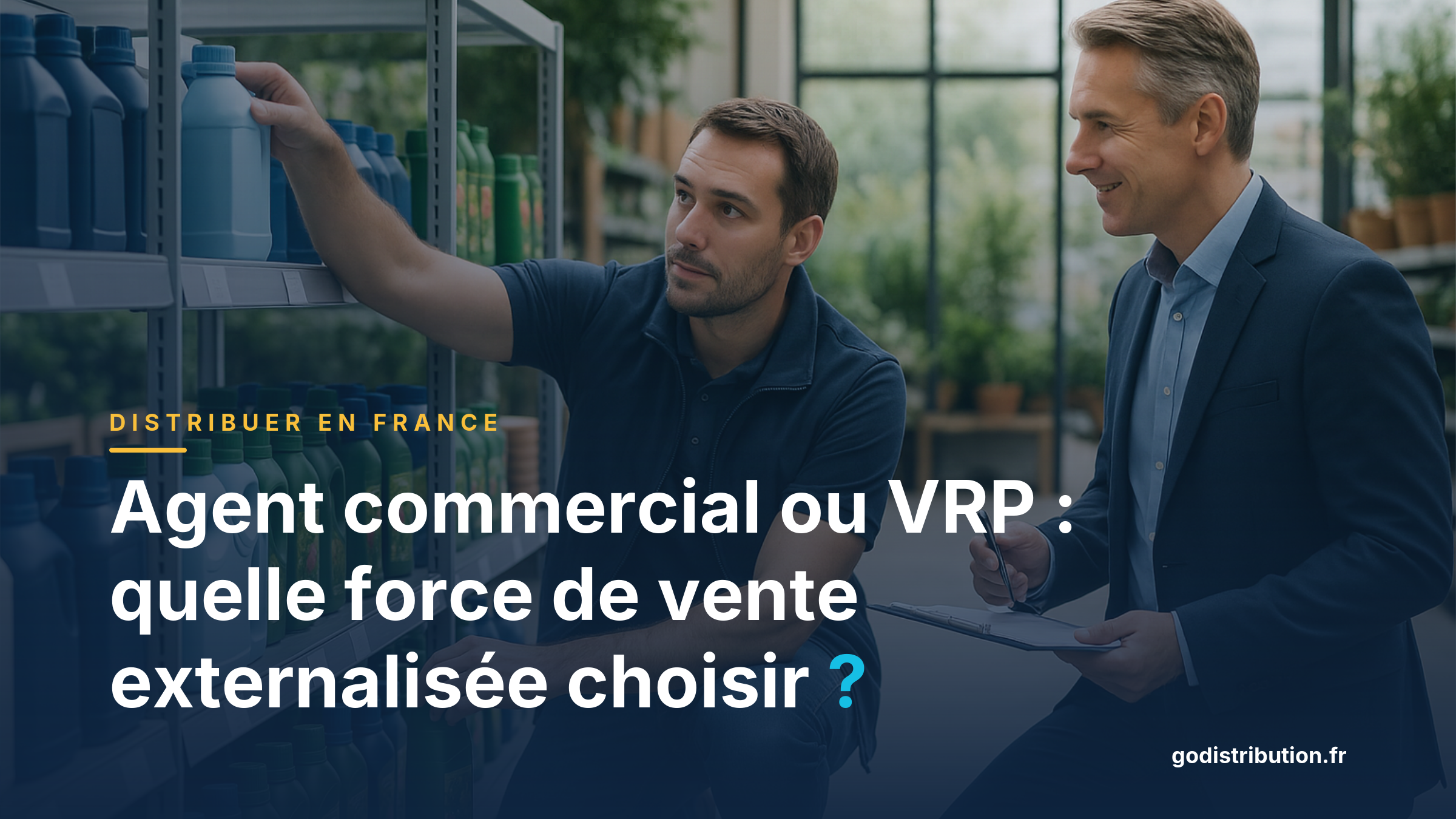Agent commercial ou VRP : quelle force de vente externalisée choisir ?