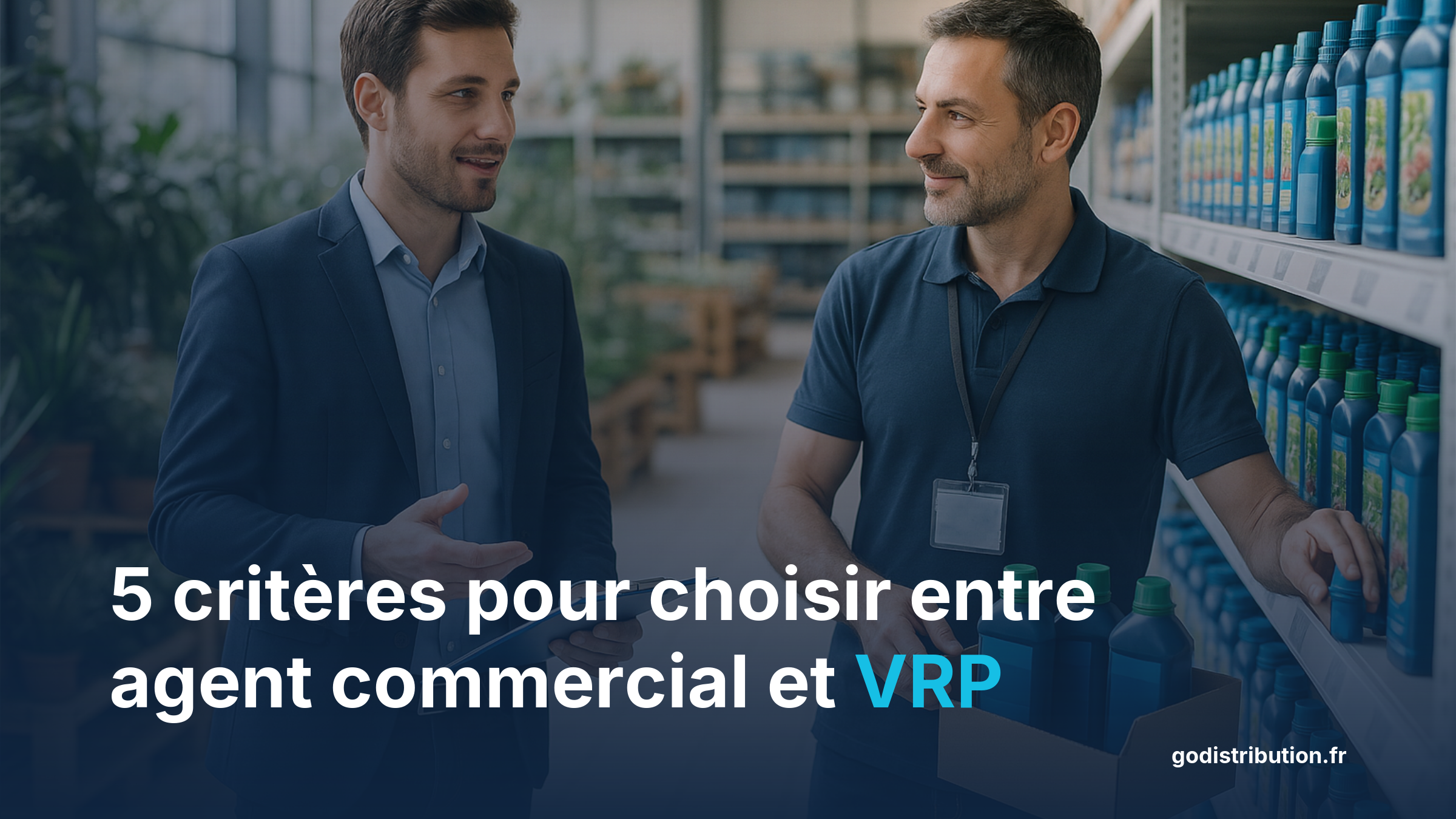 Critères de choix entre agent commercial multicarte et VRP force de vente externalisée France