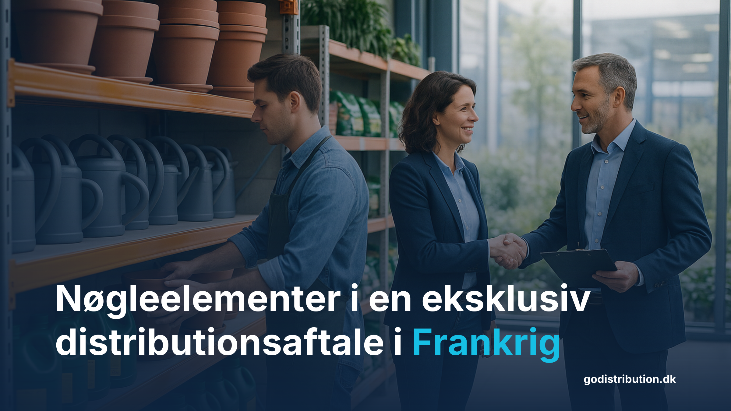 Nøgleelementer eksklusiv distributionsaftale Frankrig handelsagent mandat