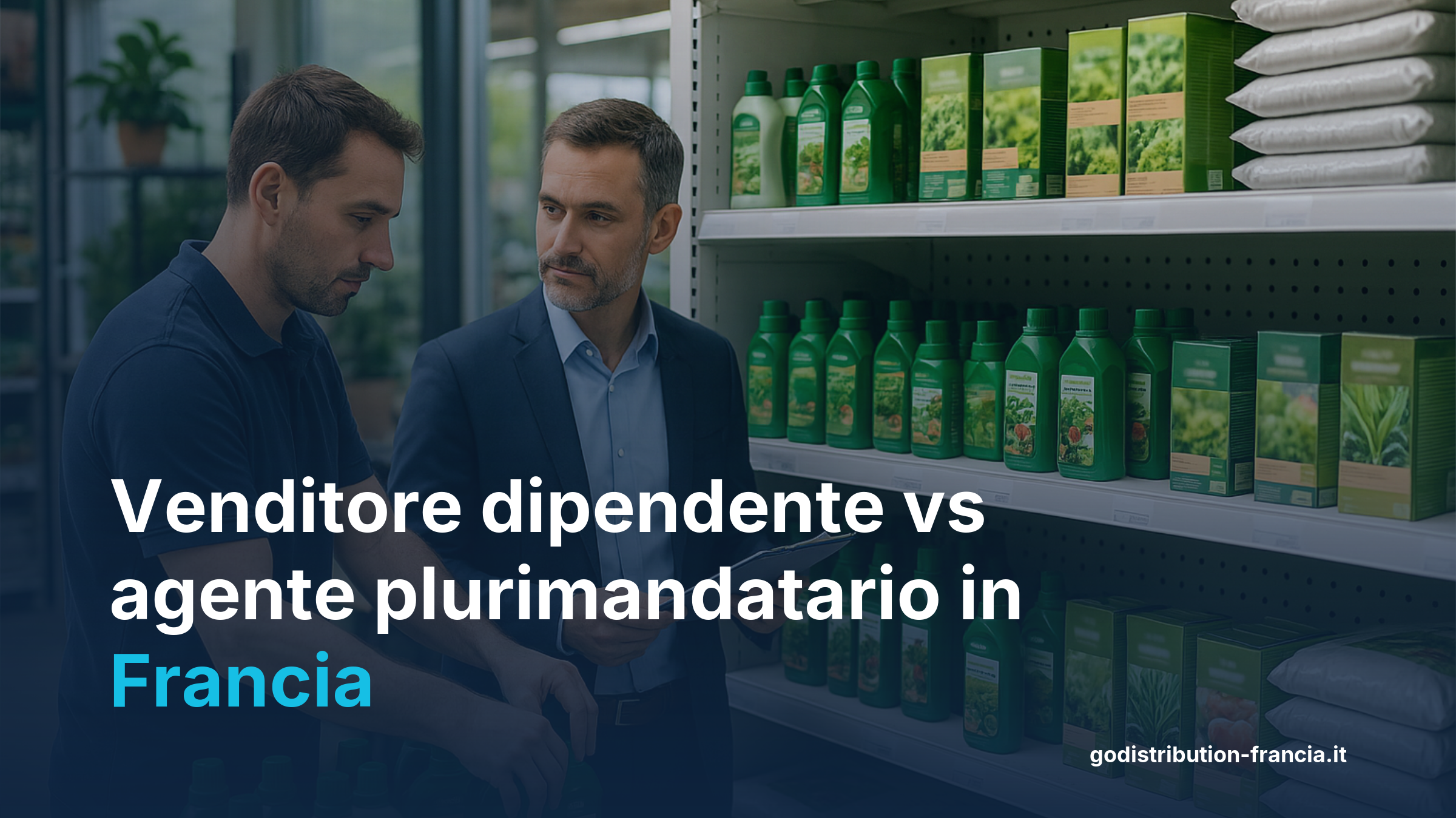 Confronto agente commerciale plurimandatario versus venditore dipendente per distribuire in Francia