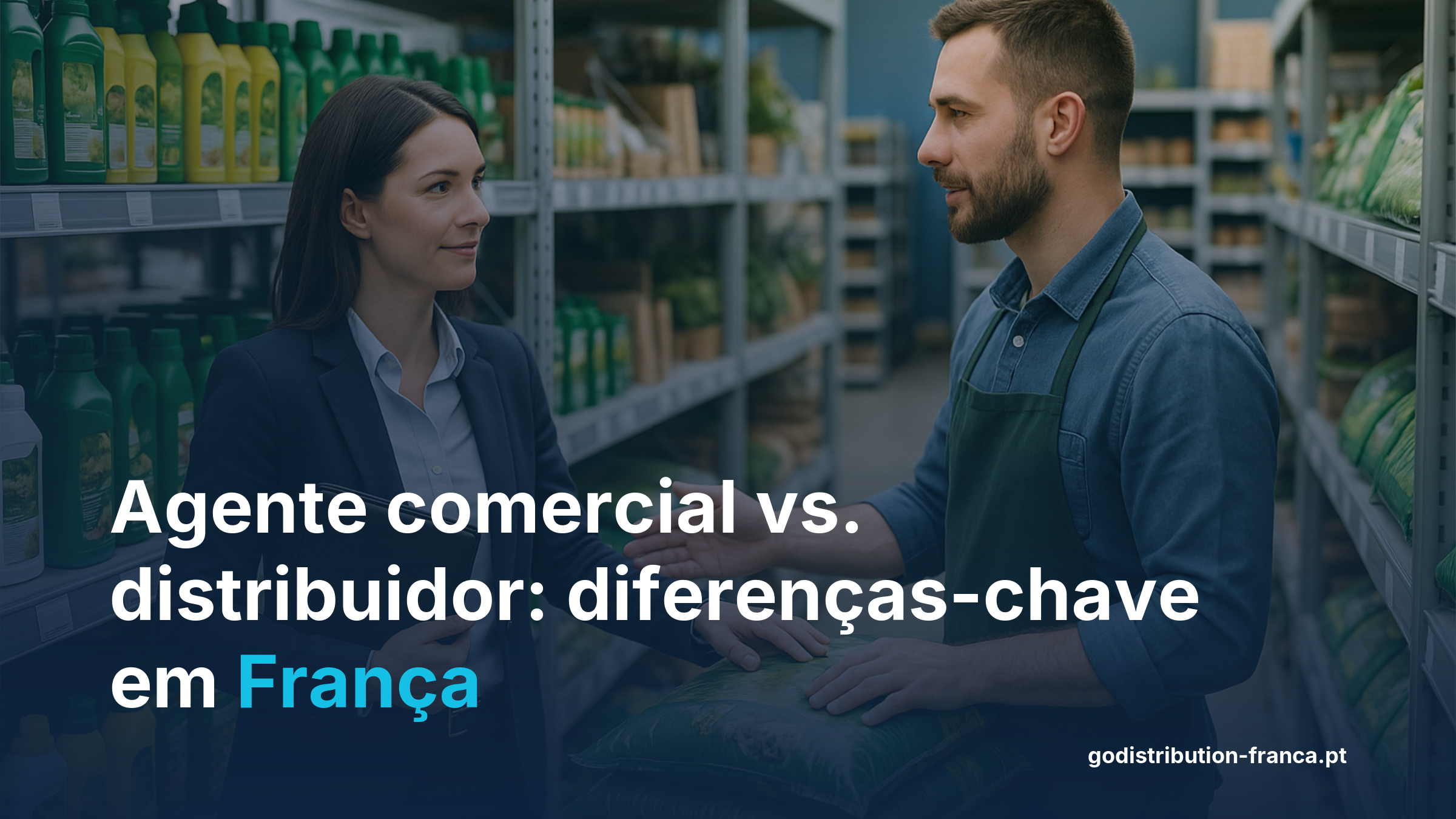 Comparativo entre agente comercial e distribuidor em França para industriais que querem exportar