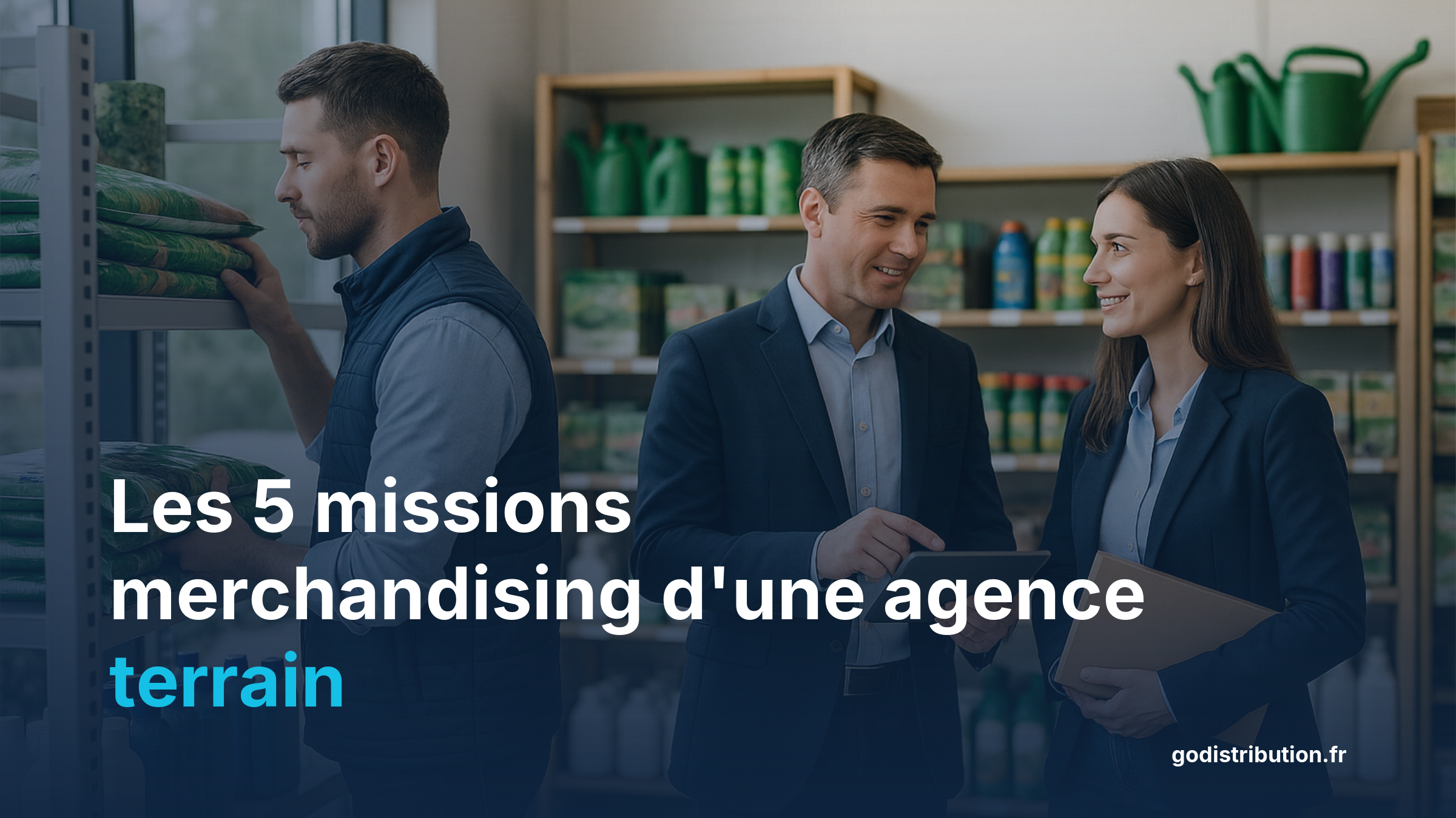 5 missions merchandising agence commerciale multicarte point de vente bricolage jardinerie