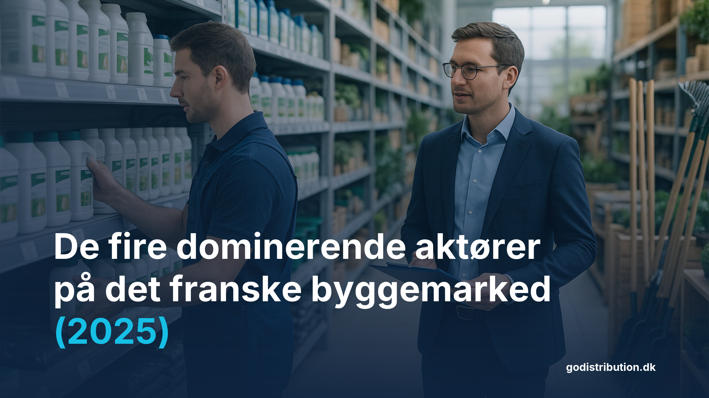 Markedsandele franske byggemarkeder 2025 Leroy Merlin Castorama Bricomarché producent distribution