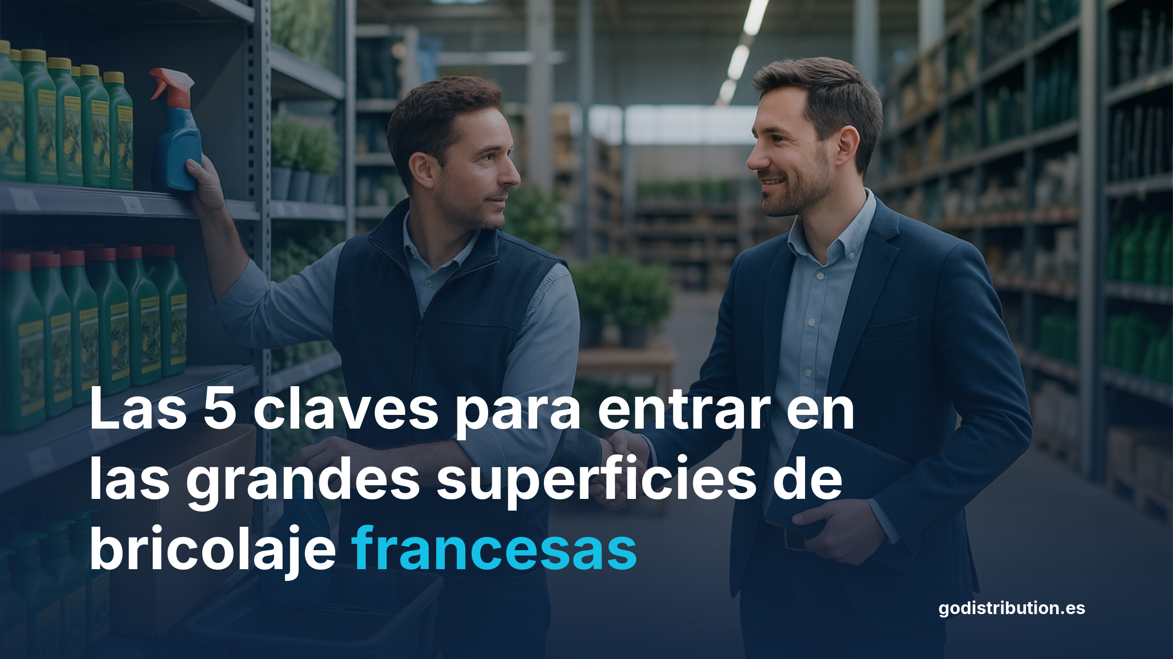 5 claves para referenciarse en grandes superficies de bricolaje France – infografía Go Distribution